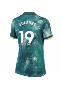 Tottenham Hotspur Dominic Solanke #19 Fotballdrakt Tredje Klær Dame 2024-25 Korte ermer